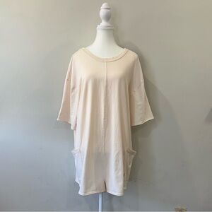 FP Movement by Free People Cream Romper